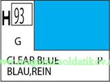 Краска художественная 10 мл. синяя прозрачная, глянцевая, Mr. Hobby. Краски, химия, инструменты - фото