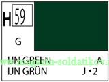 Краска художественная 10 мл. зелёная (IJN), глянцевая, Mr. Hobby. Краски, химия, инструменты - фото