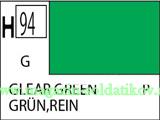 Краска художественная 10 мл. зеленая прозрачная, глянцевая, Mr. Hobby. Краски, химия, инструменты - фото