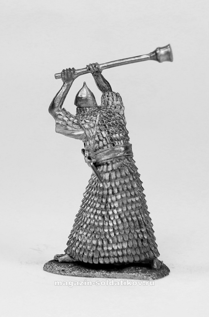 Ассирийский воин с булавой 54 мм, Солдатики Публия