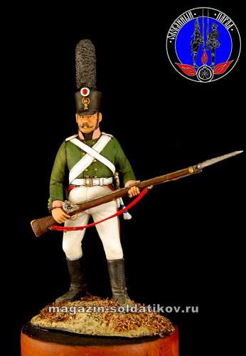 Рядовой пехотного полка 1805 г, 1:30, Оловянный парад