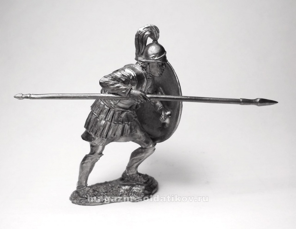 Карфагенский тяжеловооруженный пехотинец, III-II век до н.э. 54 мм, Солдатики Публия