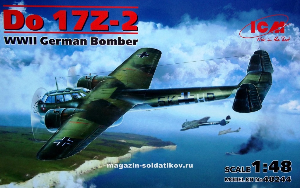 DO 17Z-2, Германский бомбардировщик IIМВ (1/48) ICM