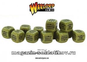 Кубики приказов-зеленые, Warlord