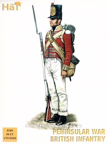 Peninsular War British Infantry (1:72), Hat