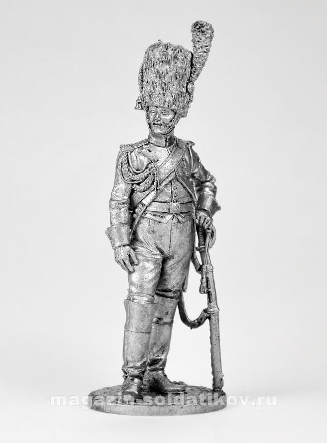 Гренадер полка Конных гренадеров Императорской гвардии. Франция, 1807-14гг.,54 мм EK Castings