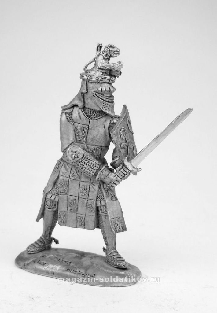 Французский рыцарь, 1350 год, 54 мм Новый век