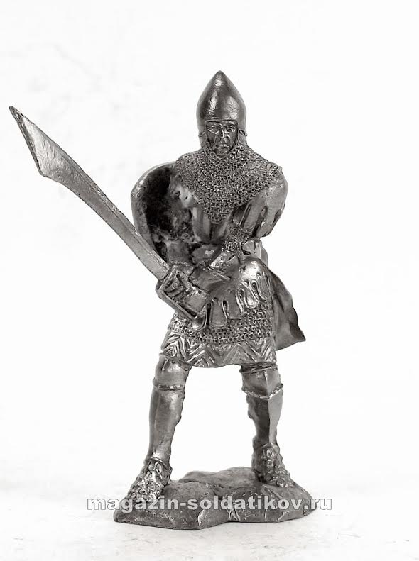 Рыцарь-гость Тевтонского ордена, 14 век, 54 мм, Солдатики Публия