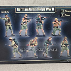Солдатики из пластика Немецкий Африканский корпус, WWII 1/32, Mars (32056) (32056)