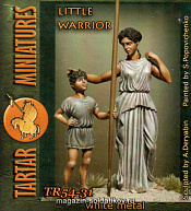 Сборная миниатюра из металла Little Warrior 54mm Tartar Miniatures - фото