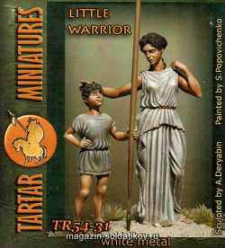 Сборная миниатюра из металла Little Warrior 54mm Tartar Miniatures