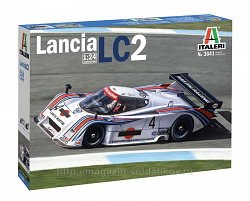 Сборная модель из пластика ИТ Автомобиль LANCIA LC2 24h Le Mans 1983 (1/24) Italeri