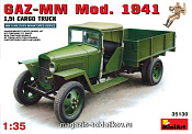 Сборная модель из пластика ГАЗ-ММ Советский грузовик, модель 1941г. MiniArt (1/35) - фото