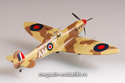 Масштабная модель в сборе и окраске Самолёт Spitfire Mk.VC/trop RAF (1:72) Easy Model