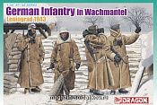 Сборные фигуры из пластика Д Солдаты German infantry in wachtmantel (Leningrad 1943) (1/35) Dragon - фото