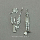 Сборная миниатюра из металла Вольтижёр (на плечо), Франция, 1807-1812 гг, 28 мм, Аванпост