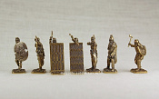 Миниатюра из бронзы 490BC 201-207 Персы Марафона, 490 год до н.э. (набор из 7 фигур) 40 мм, Седьмая миниатюра - фото
