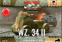 Сборная модель из пластика WZ-34 II Ausf.B + журнал, 1:72, First to Fight