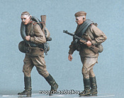 Сборная миниатюра из смолы Т 35037 Советская пехота. Курск 1943. Две фигуры. 1/35 Tank - фото