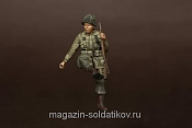 Сборная фигура из смолы SM 35119 Парашютист армии США для джипа. Нормандия, 1944 год, 1:35, SOGA miniatures - фото