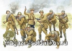 Сборные фигуры из пластика Пехота Красной Армии (1/35) Звезда