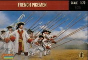 Солдатики из пластика French Pikemen (1/72) Strelets - фото