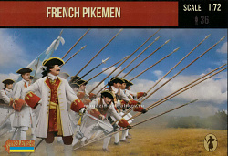 Солдатики из пластика French Pikemen (1/72) Strelets