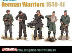 Сборные фигуры из пластика Д Солдаты German Warriors, (1/35) Dragon