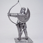 Миниатюра из олова Легкий персидский лучник (со щитом), 54 мм, Магазин Солдатики