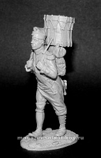 Сборная фигура из металла Барабанщик гренадерских рот линейных полков, Франция 1800-05, 54 мм, Chronos miniatures - фото