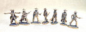 Миниатюра из бронзы Вестерн во всех проявлениях жанра. Охотники за удачей (7 шт.), 40 мм, Седьмая миниатюра - фото