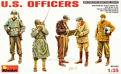 Сборные фигуры из пластика Американские офицеры, MiniArt (1/35) - фото