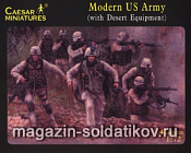 Солдатики из пластика Американская армия (1/72) Caesar Miniatures - фото