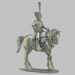 Сборная миниатюра из металла Шеф батальона, Франция, 1804-1815 гг, 28 мм, Аванпост