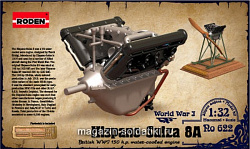 Сборная модель из пластика Hispano Suiza 8A 150 h.p 1/32 Roden