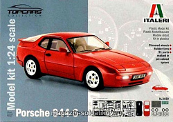 Сборная модель из пластика ИТ Автомобиль Porsche 944S (1/24) Italeri