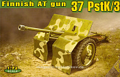 Сборная модель из пластика Финская противотанковая пушка 37 PstK/36 ACE(1/72) - фото