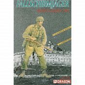 Сборные фигуры из пластика Д Фигура Fallschirmjager Monte Casino 1944 (1:16) Dragon - фото