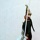 Сборная миниатюра из металла Унтер-офицер лейб гвардии 1796-1800 гг, 1:30, Оловянный парад