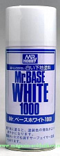Грунтовка Mr. Base white, 180 мм, Mr. Hobby. Краски, химия, инструменты - фото