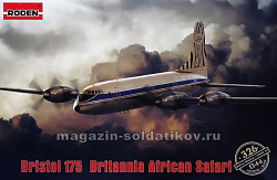 Сборная модель из пластика Лайнер Bristol 175 Britannia «African Safari» 1/144 Roden
