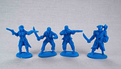 Солдатики из пластика Пираты «Сундук Мертвеца» (синий цвет), 1:32 Хобби Бункер - фото