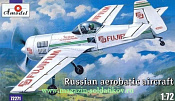 Сборная модель из пластика Су-31 Российский пилотажный самолет Amodel (1/72) - фото