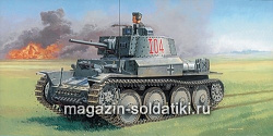 Сборная модель из пластика ИТ Танк PZ.Kpfw.38(t)Ausf.f «Прага»(1/35) Italeri