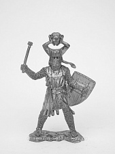 Миниатюра из олова 5348 СП Германский рыцарь, XII-XIII вв. 54 мм, Солдатики Публия - фото