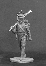 Сборная миниатюра из смолы Вольтижер линейных пехотных полков, Герцогство Варшавское, 54 мм, Chronos miniatures - фото
