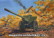 Сборная модель из пластика , советская дивизионная пушка 2 МВ, (1/35) ICM - фото