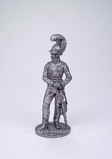 Миниатюра из олова Рядовой тяжелой кавалерии, Великобритания 1810-15 гг. 54 мм 54 мм EK Castings - фото