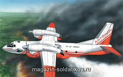 Сборная модель из пластика Многоцелевой самолет АН-32П (1/288) Восточный экспресс