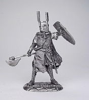 Миниатюра из олова Тевтонский рыцарь, 54 мм Новый век - фото